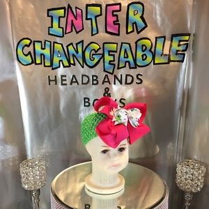 Infants and girls interchangeable headbands & bows